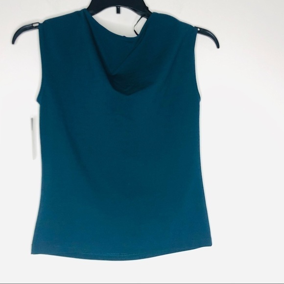 RACHEL Rachel Roy sleeveless blouse with cowl neckline. NWT. Size S - Picture 3 of 5